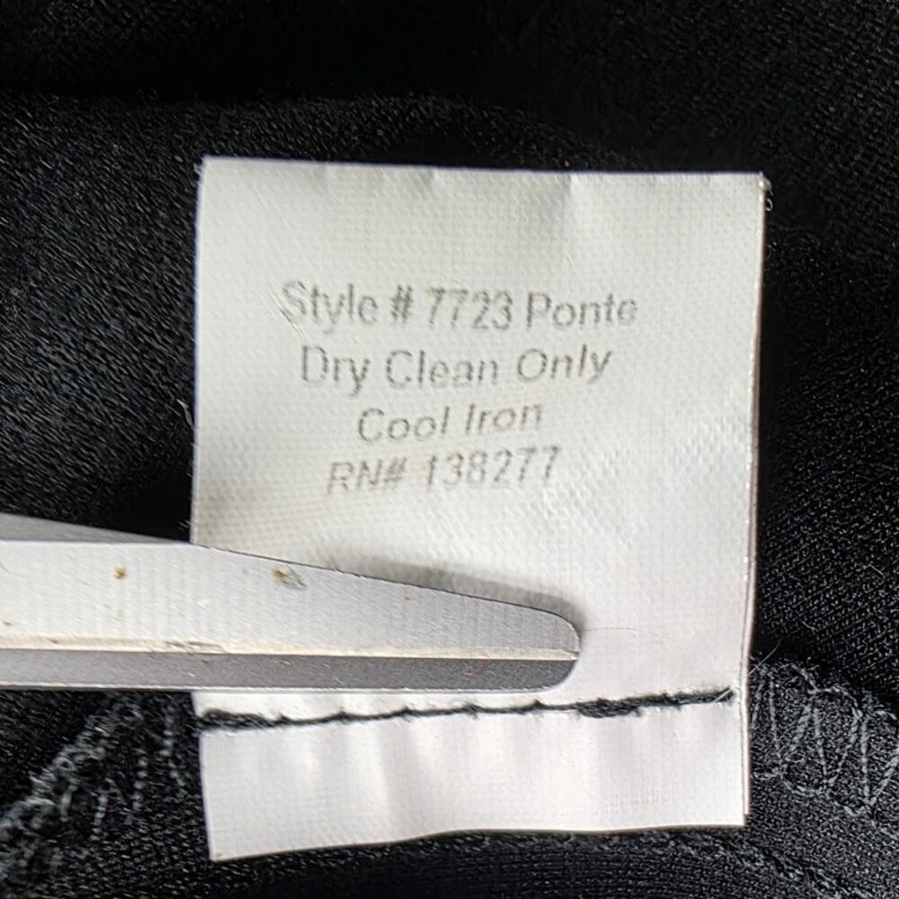 Estelle And Finn Black Shift Dress Size 8 - Picture 12 of 12